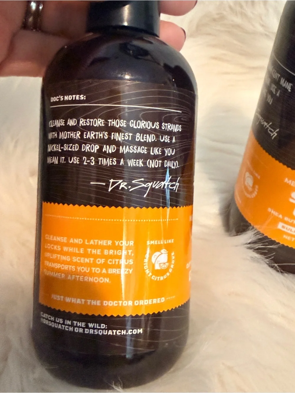 Dr.Squatch Summer Citrus Men's Shampoo & Conditioner set